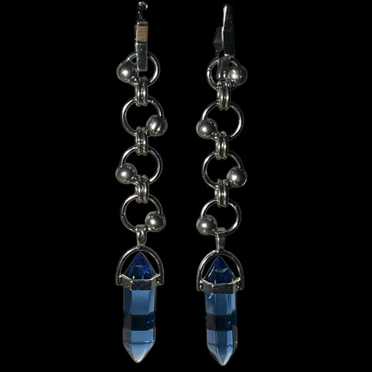 Busted and Blue Earrings