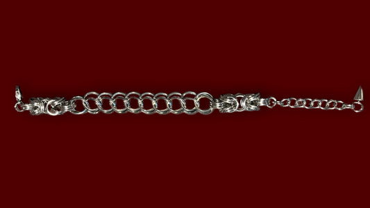 Sq Edge 3 in 1 + Doubled Byzantine Bracelet