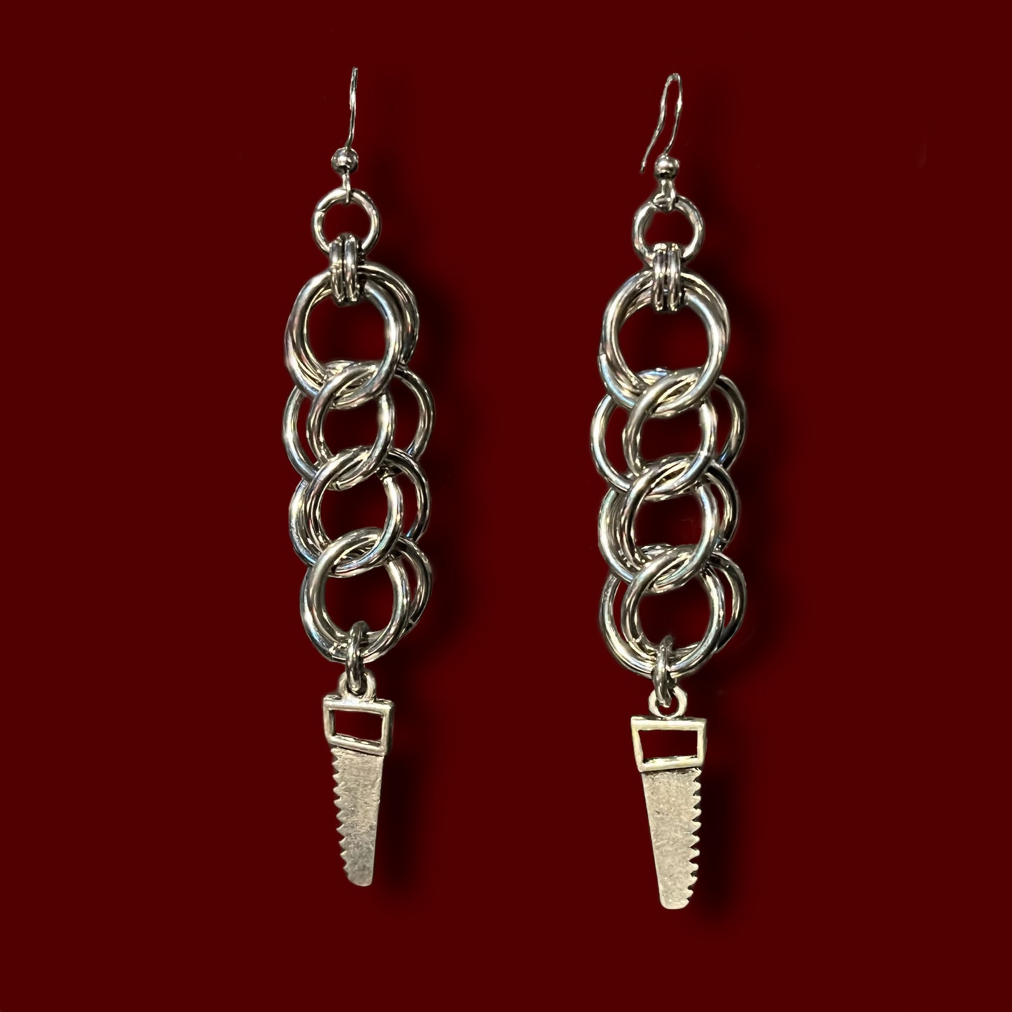 Saw Earrings