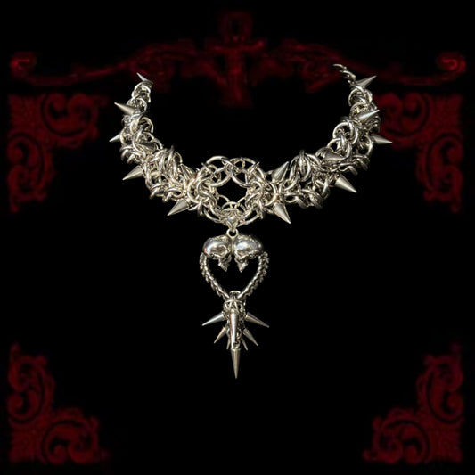 Hearts in Atrophy Necklace