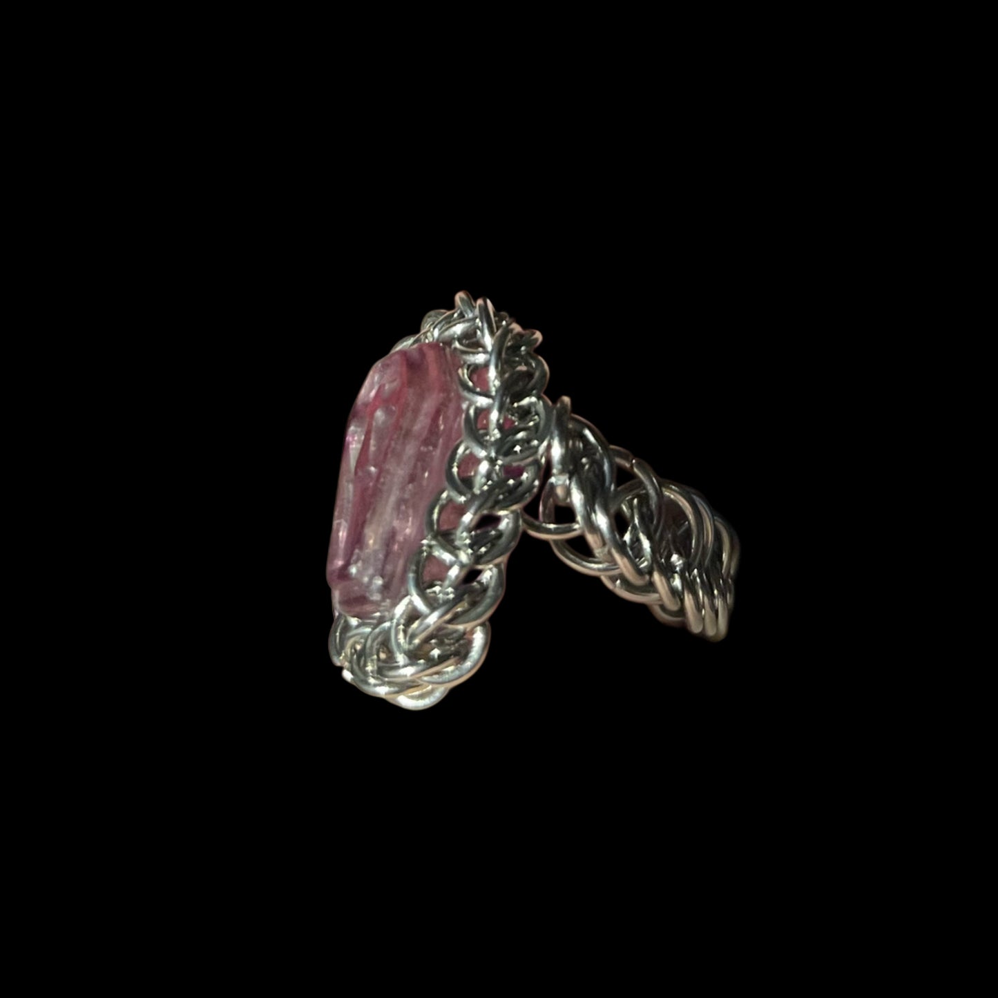 Crystal Casket Ring