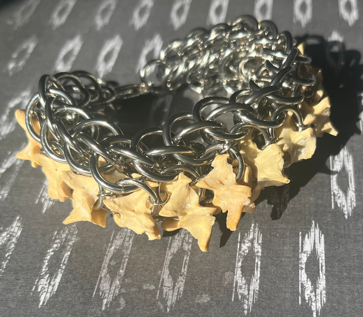 Real Vertebrae Bracelet