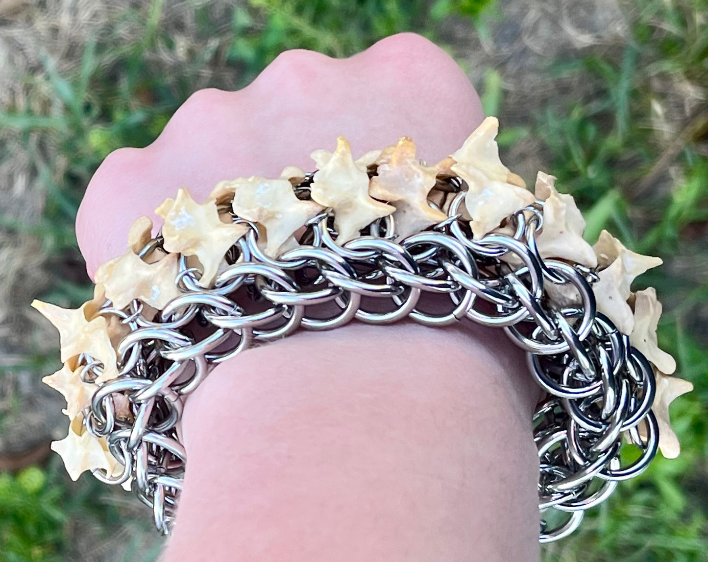 Real Vertebrae Bracelet