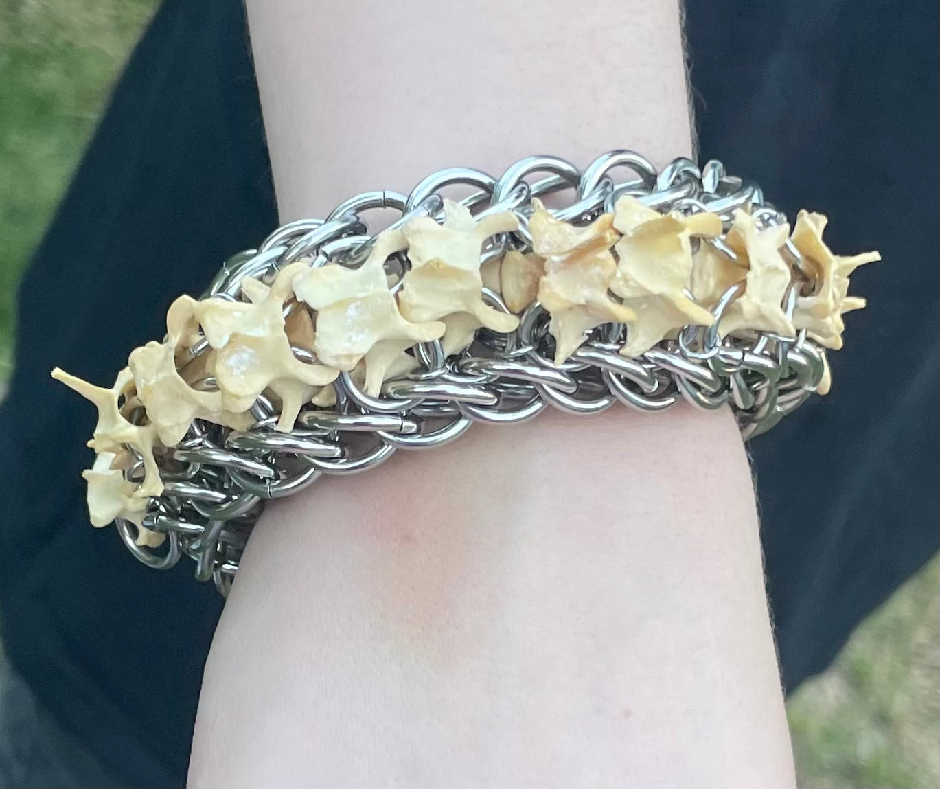 Real Vertebrae Bracelet